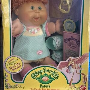 Cabbage Patch Kids Baby Doll with Accessories - Blue and Pink